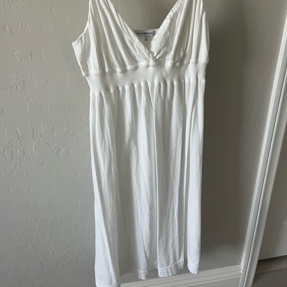 James Peres Empire waist sun dress